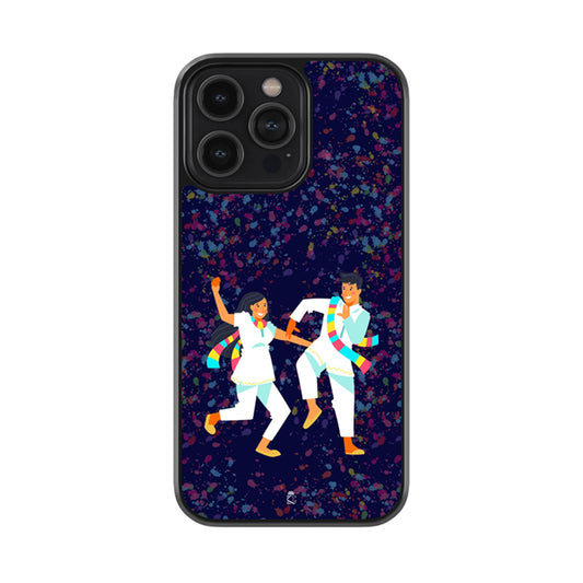 Happy Holi Dance Glossy Metal Case