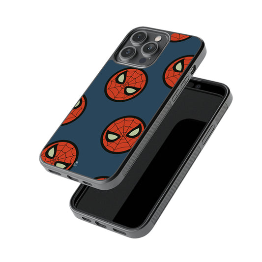 Spidey Faces Glossy Metal Case