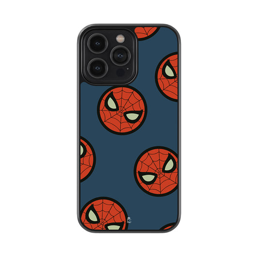 Spidey Faces Glossy Metal Case