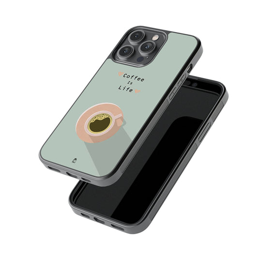 Coffee Is Life Glossy Metal Case