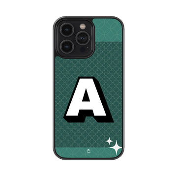 Alphabet - A  Glossy Metal Case