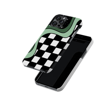 Checkered Rush Slim Hard Case