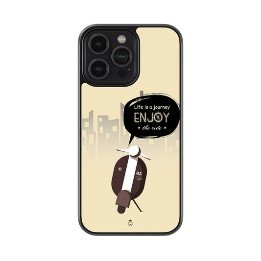 Life is a Journey Enjoy the ride Glossy Metal Case