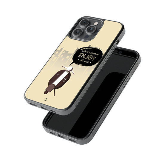 Life is a Journey Enjoy the ride Glossy Metal Case