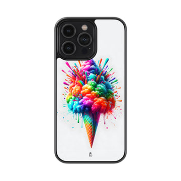 Blasting Ice Cream Glossy Metal Case