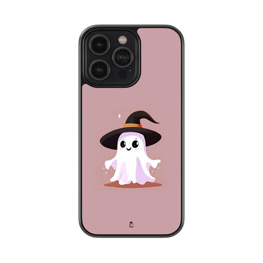 Cute Ghost Glossy Metal Case