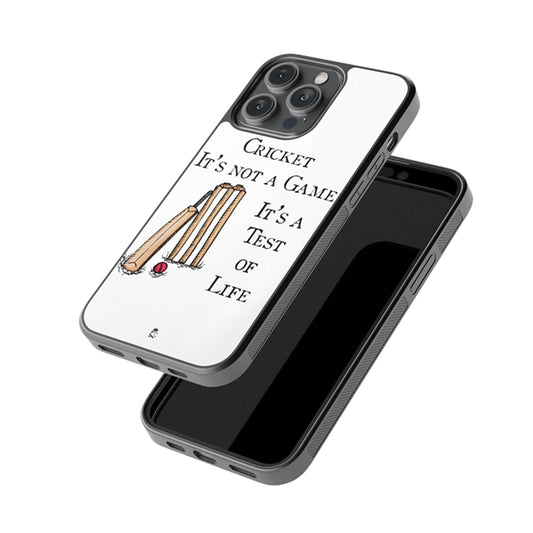 It's a Test of Life Glossy Metal Case