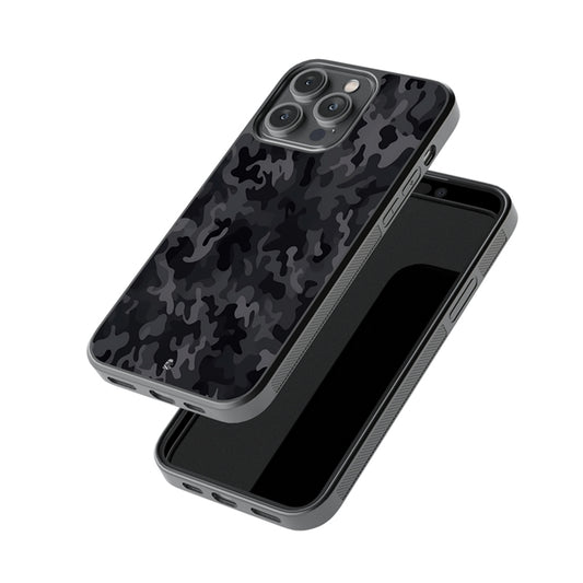 Black Camo Glossy Metal Case