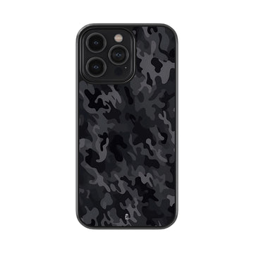 Black Camo Glossy Metal Case
