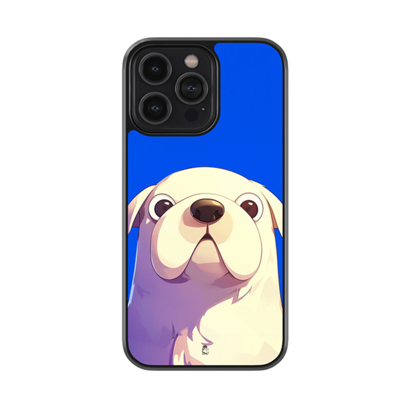 Puffy Doggy Glossy Metal Case