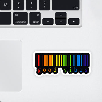 Good Vibes Laptop Sticker