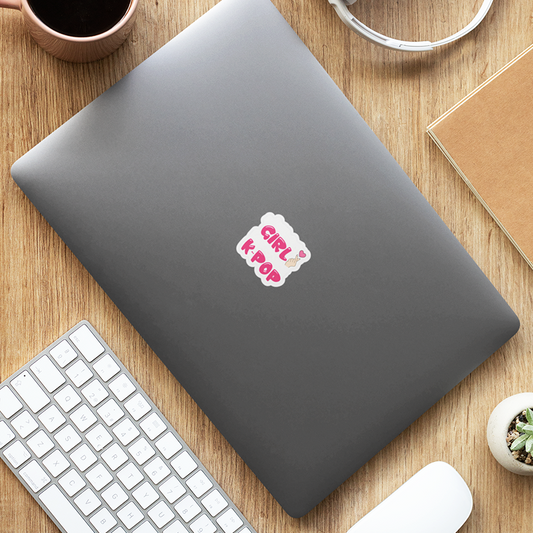 Girl K-Pop Laptop Sticker