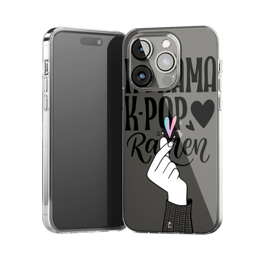 BTS love fan art Clear Silicone Case