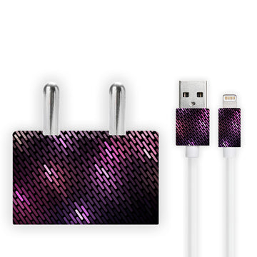 Purple Linear Lines Charger Skin