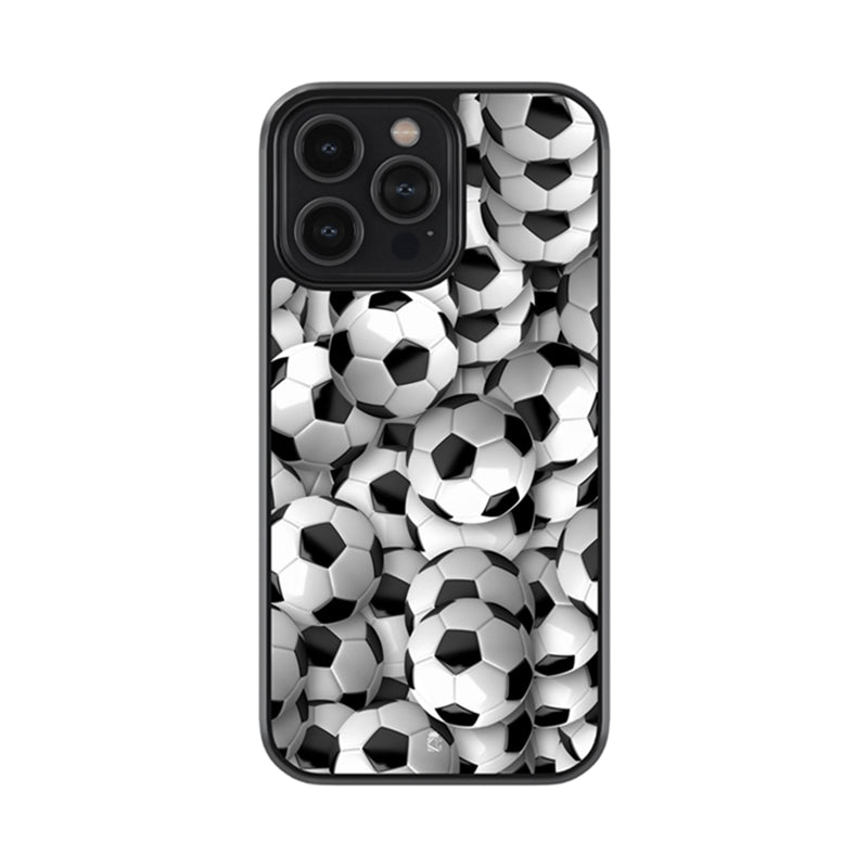 Crowded Footballs Glossy Metal Case