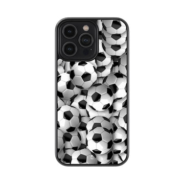 Crowded Footballs Glossy Metal Case
