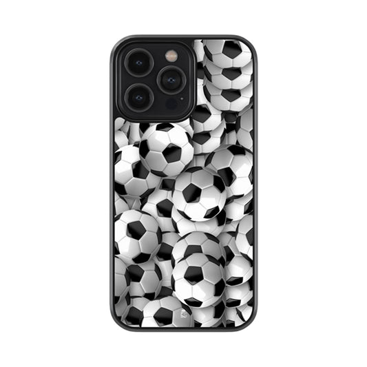 Crowded Footballs Glossy Metal Case