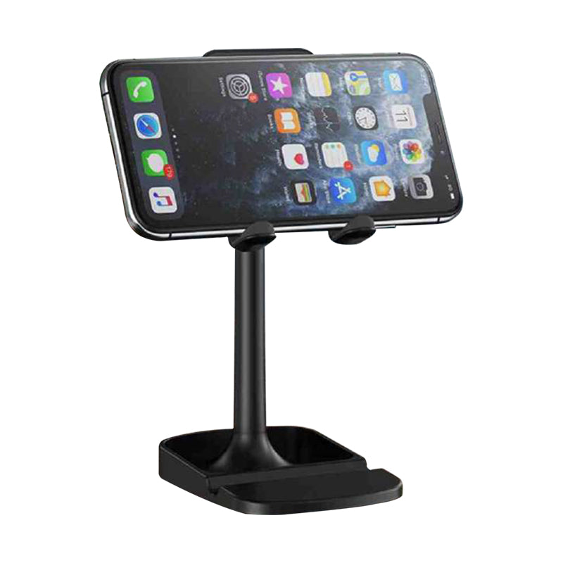 In-Base Dual Device Metal Alloy Phone Holder