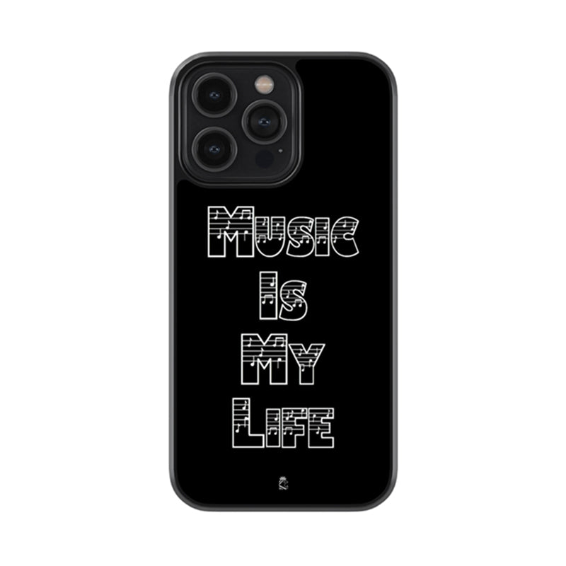 Music is My Life Glossy Metal Case