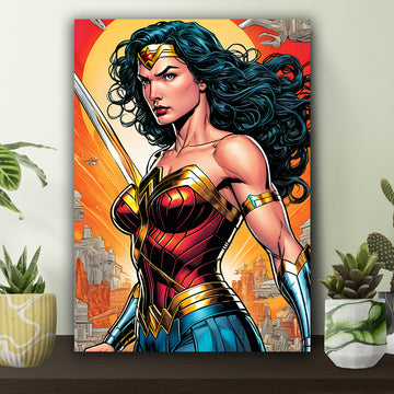 Wonder woman Pop Art Poster