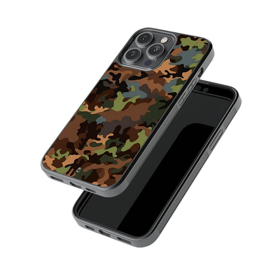 Forest Camo Glossy Metal Case