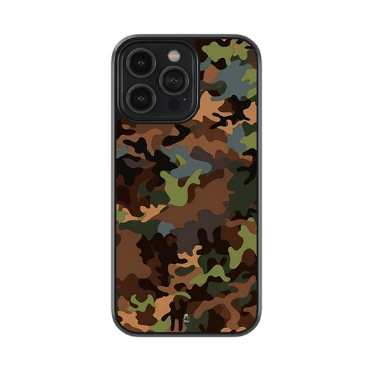 Forest Camo Glossy Metal Case