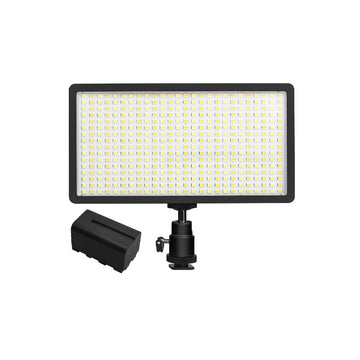 Digitek (LED D416) Professional Video Light & NP-750 Li-ion Battery Combo