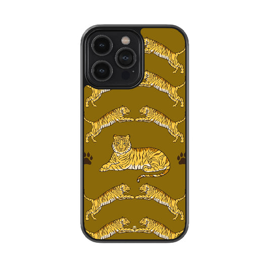 Tiger glossy metal case