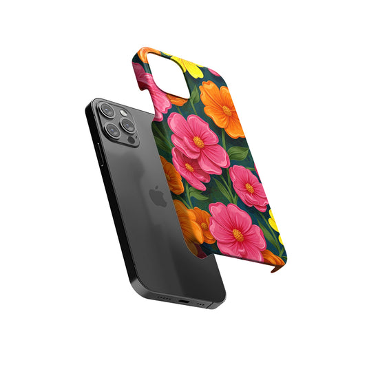 Garland Floral Slim Hard Case