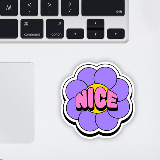 Nice Flower Laptop Sticker