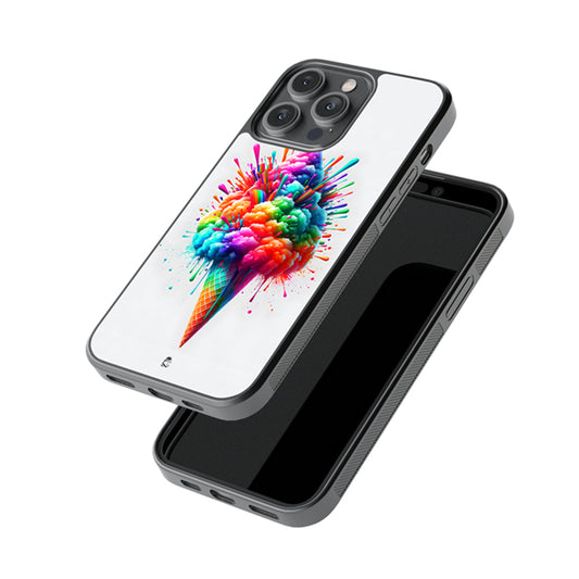 Blasting Ice Cream Glossy Metal Case