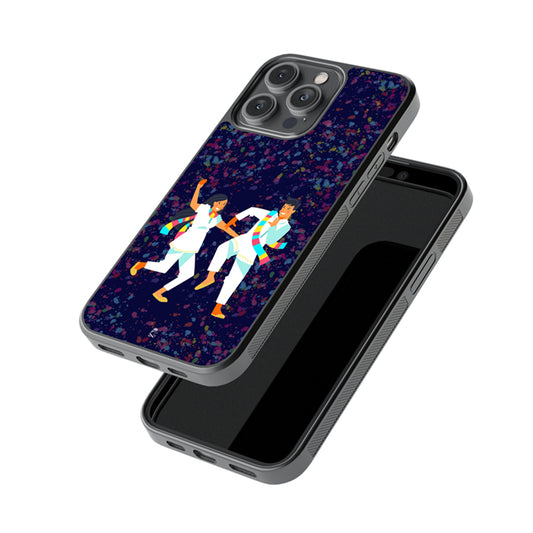 Happy Holi Dance Glossy Metal Case