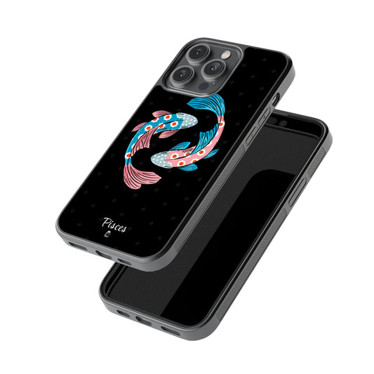 Pisces Zodiac Glossy Metal Case