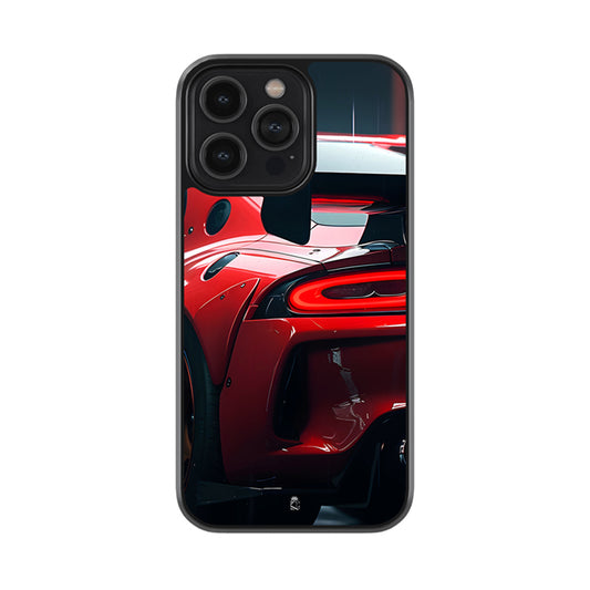 Stunning Supercar Back view Glossy Metal Case