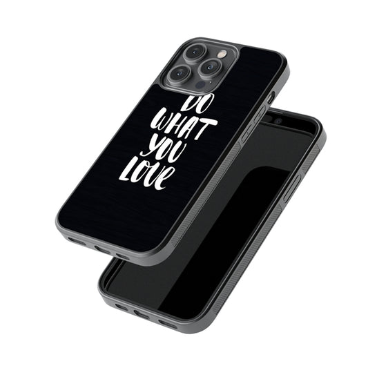 Do What You Love Glossy Metal Case