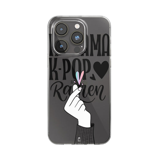 BTS love fan art Clear Silicone Case