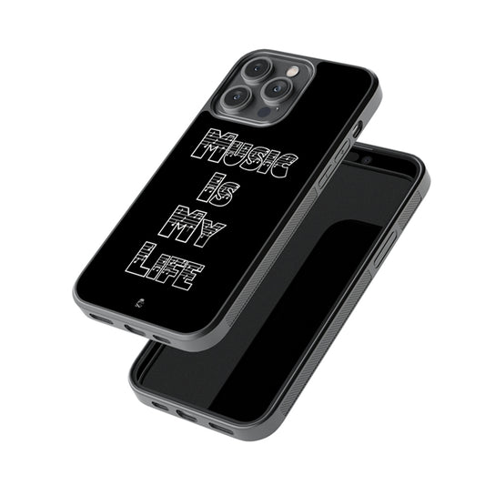 Music is My Life Glossy Metal Case