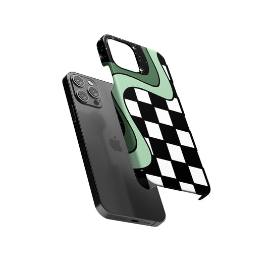 Checkered Rush Slim Hard Case