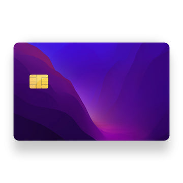 Blue Scapes Debit Card Skin