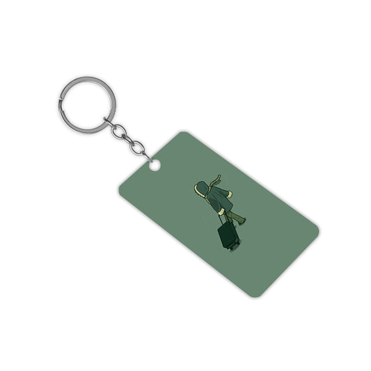 Alone Traveller Keychain