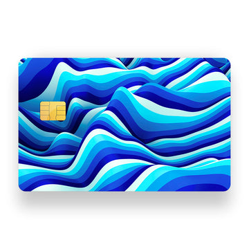 Blue Tides Debit Card Skin