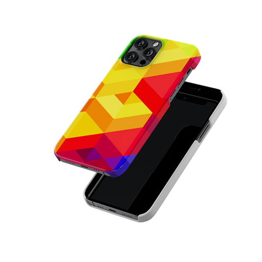 Cubic Cubes Slim Hard Case