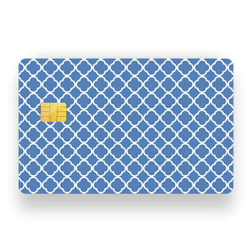 Blue Motif Debit Card Skin