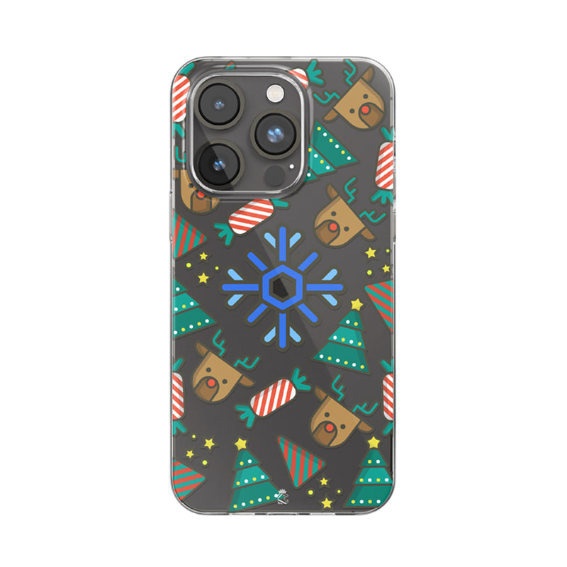 Christmas day Clear Silicone Case