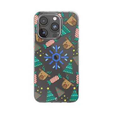 Christmas day Clear Silicone Case