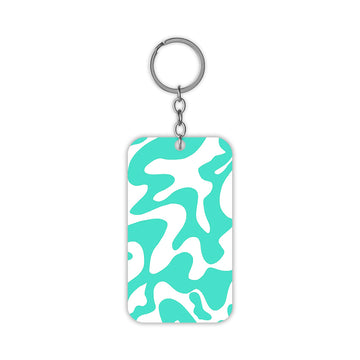Blue Waves Keychain