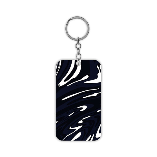 Black Fluid Keychain