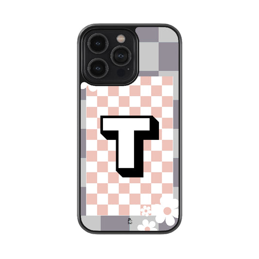 Alphabet - T Glossy Metal Case