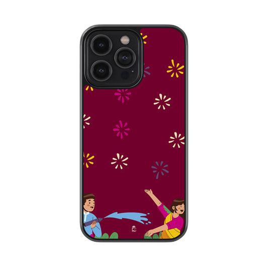 Water Sprinkles Glossy Metal Case