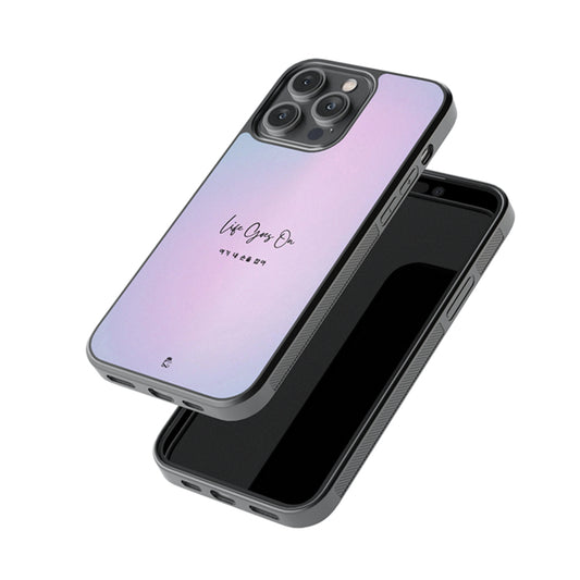 Life Goes On Glossy Metal Case